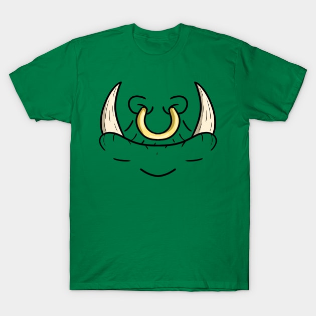 Orc - Face Mask T-Shirt by PorinArt